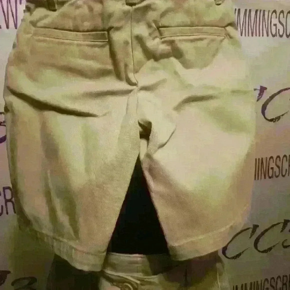 Wonder Nation girls approved school uniforms adjustable waist shorts khaki 8 - Picture 6 of 7